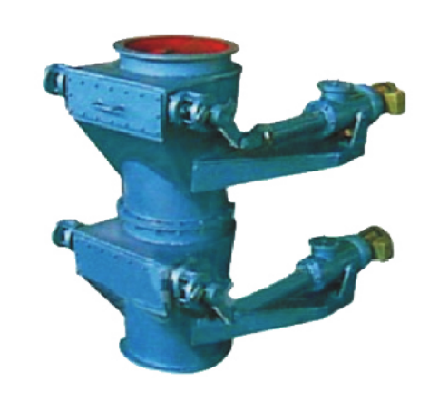 电液动锥形双层卸灰阀（电液推杆驱动）